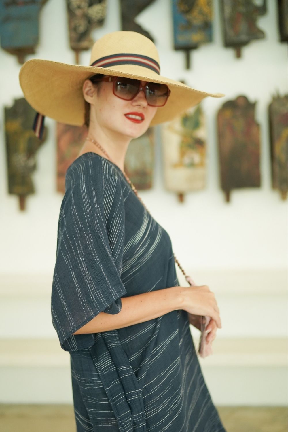 The Poncho Handloom - Handwoven Indigo