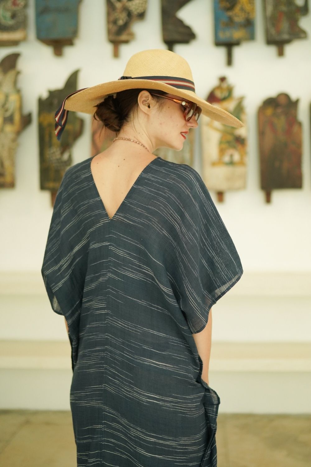 The Poncho Handloom - Handwoven Indigo