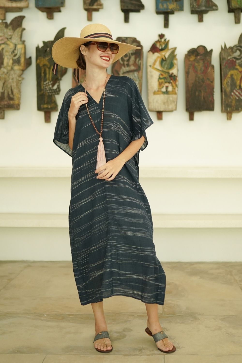 The Poncho Handloom - Handwoven Indigo