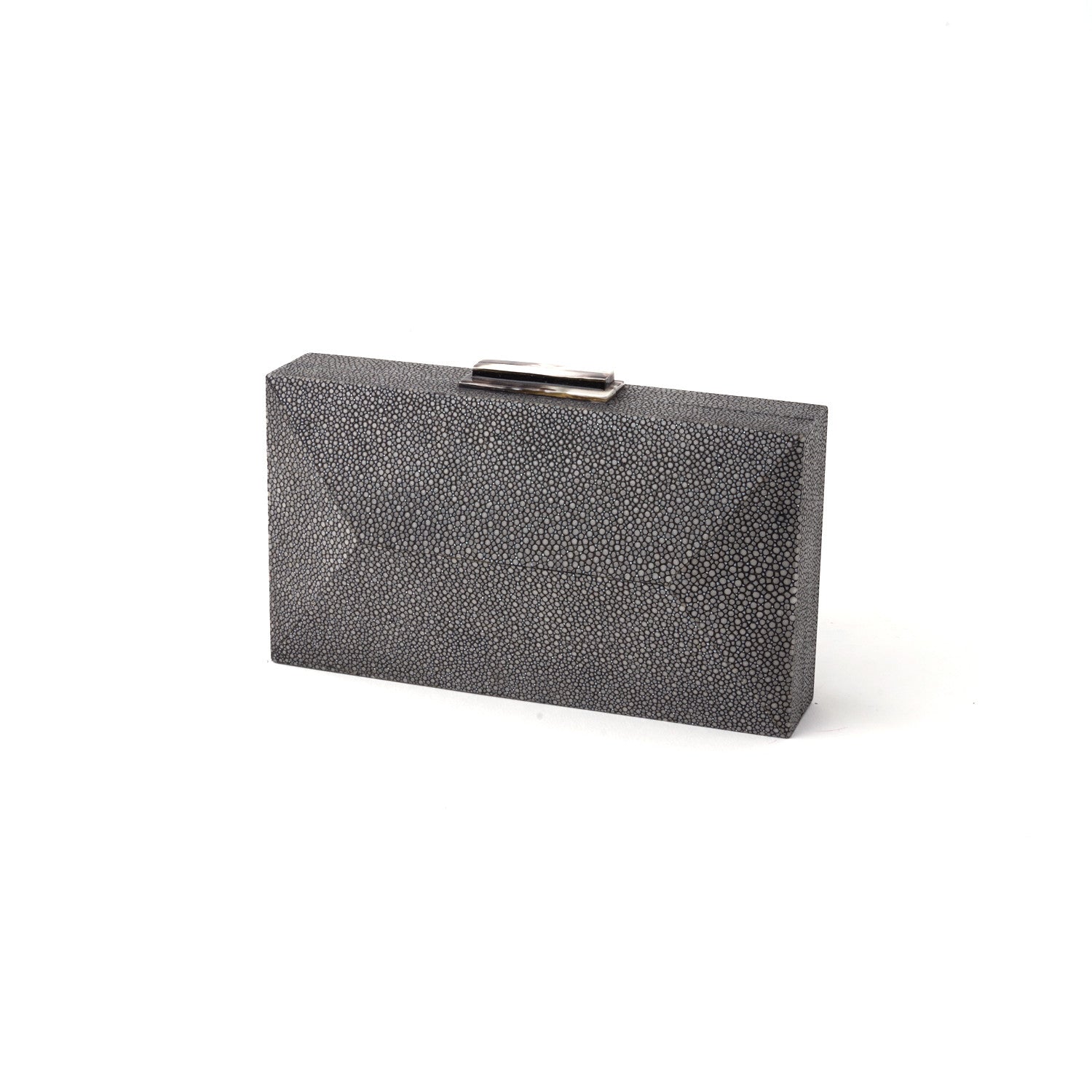 Diamond Clutch in Stingray Leather