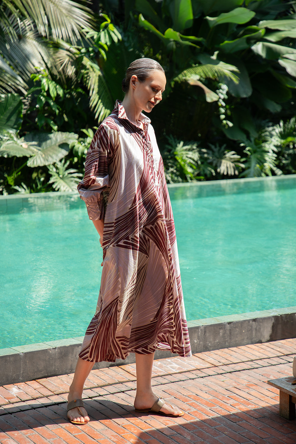 Capri Kaftan - Plume