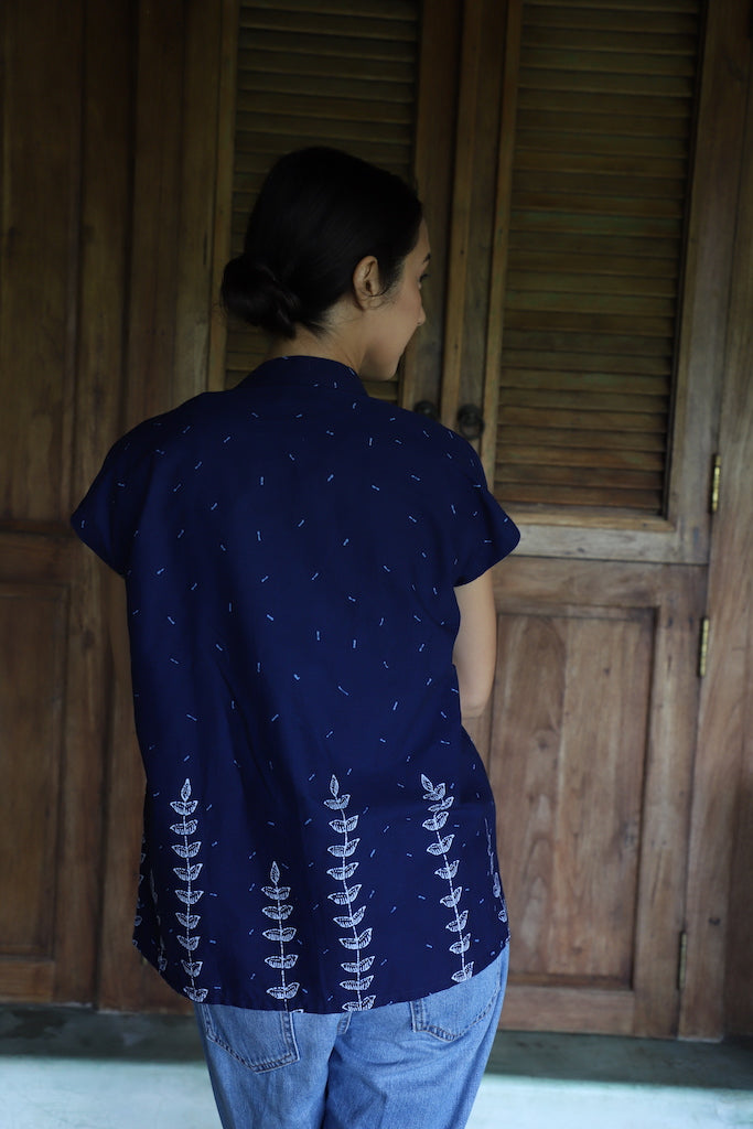 The Bombay Top - Hand Painted in Batik Tulis