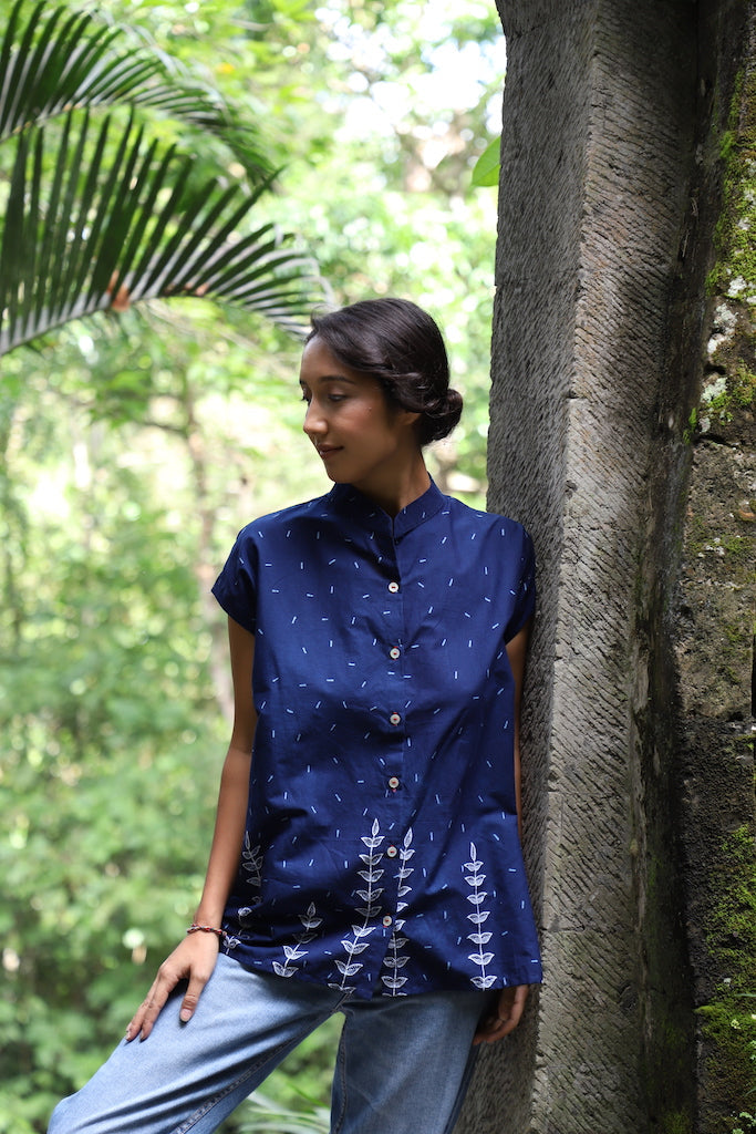 The Bombay Top - Hand Painted in Batik Tulis