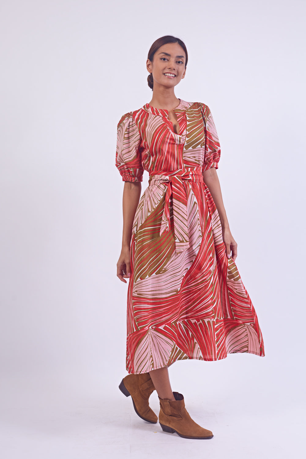 Rhodes Midi Dress - Plume