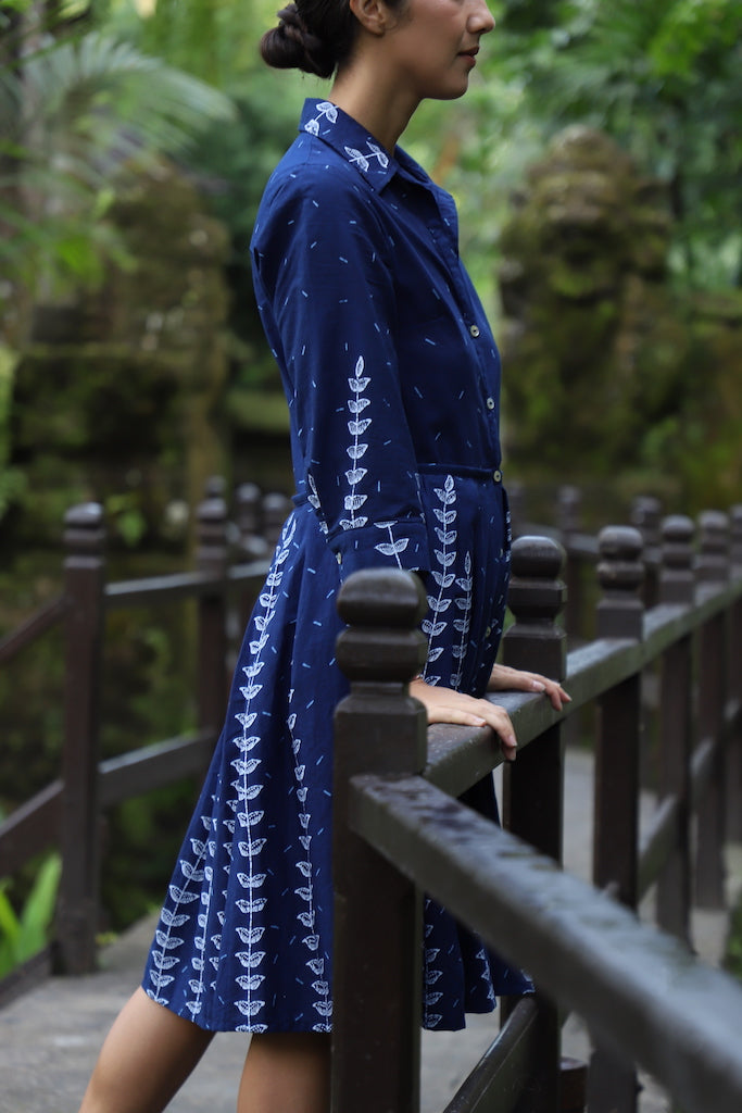 The Betty Dress - Hand Painted in Batik Tulis